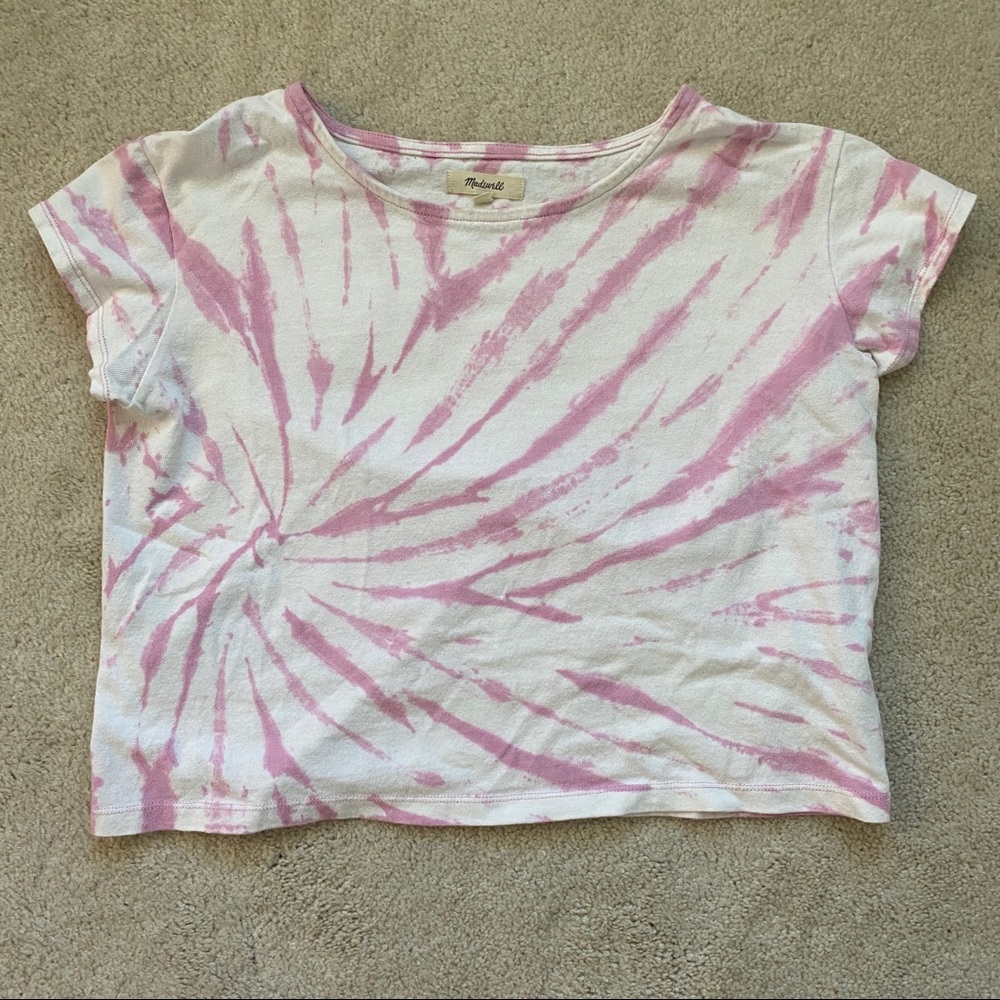 Madewell tie-dye crop top size small